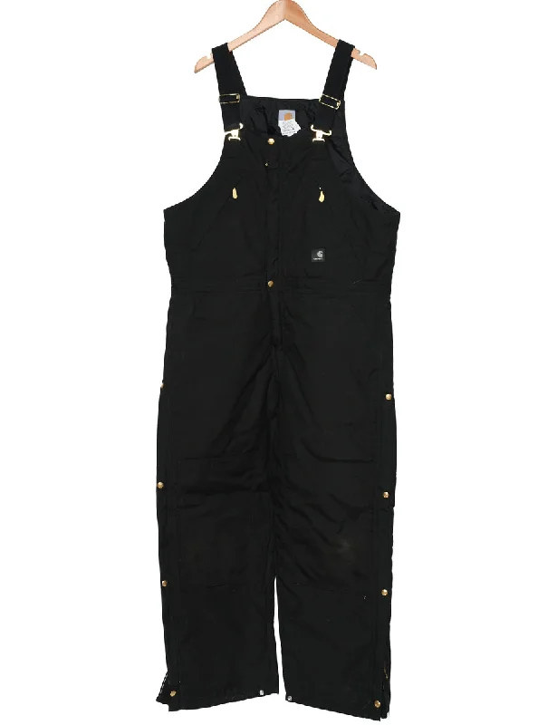 Black Carhartt Workwear Dungarees - W48 L30