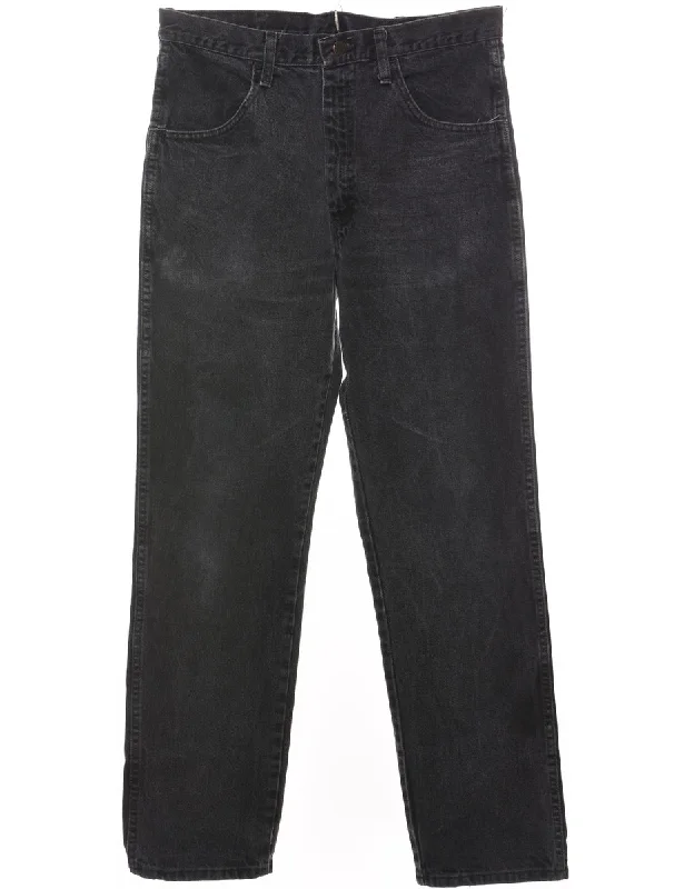Online Exclusive Black Rustler Straight-Fit Jeans - W34 L32