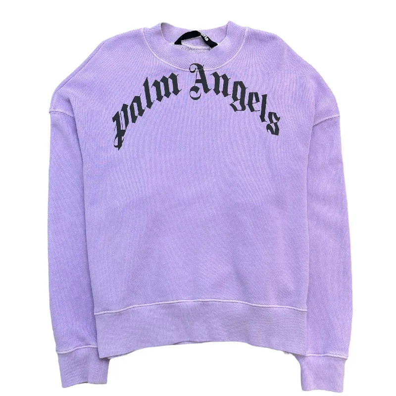 Exclusive Offer Men's Logo Sweatshirt Purple Size M