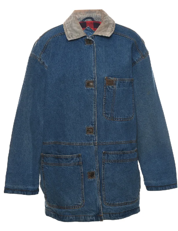 Exclusive Offer Button Front Denim Jacket - M