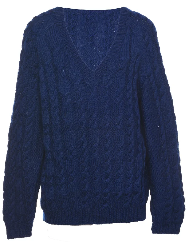 Fantastic Savings Cable Knit Jumper - L