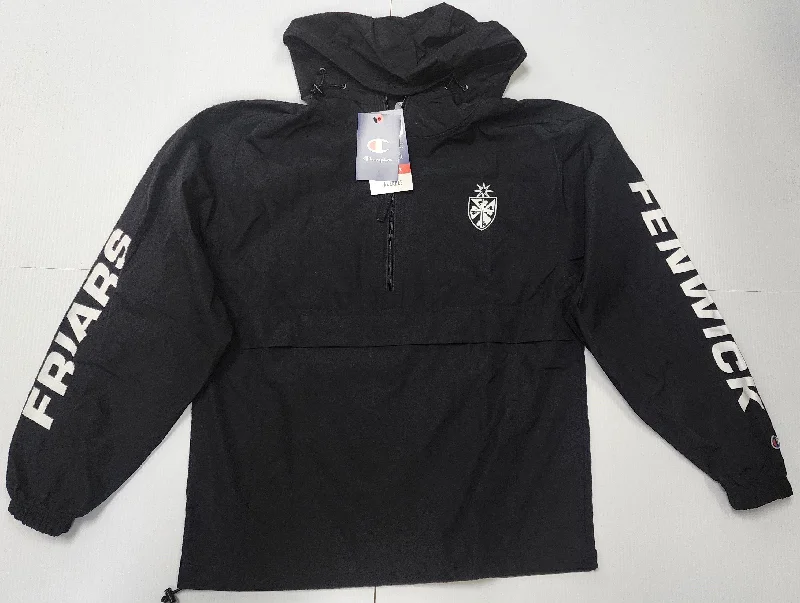Super Sale Champion Brand Packable Jacket-Black