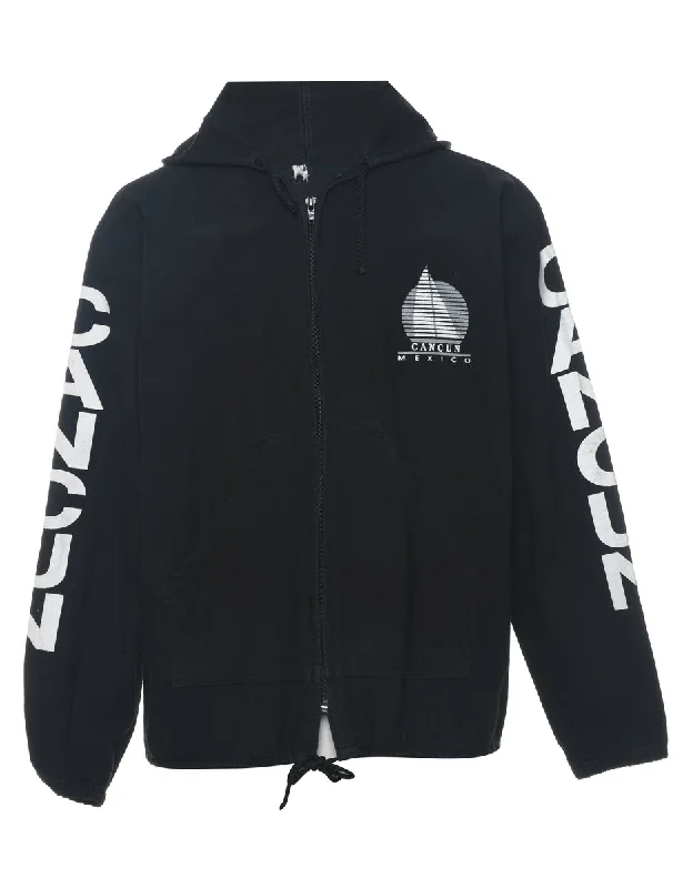 Black Cancun Mexico Jacket - S