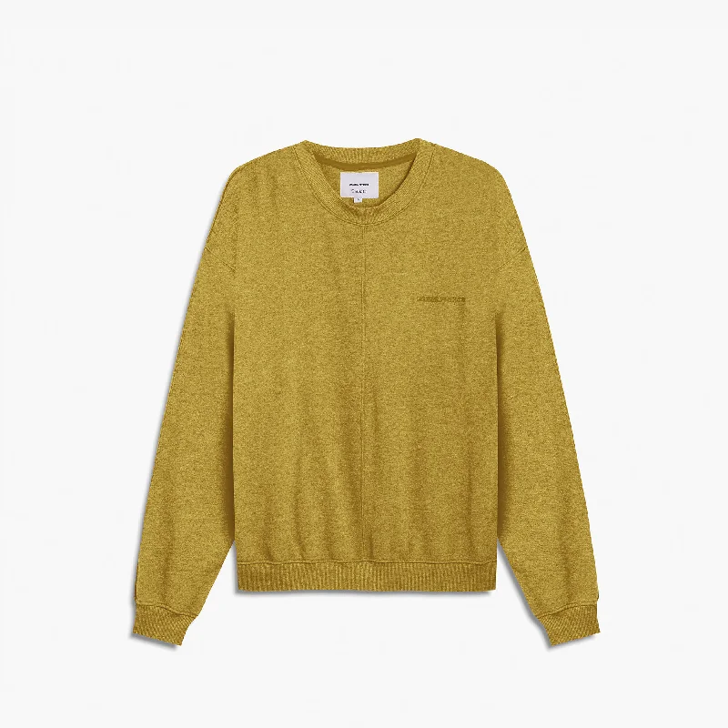 Buy More, Save More loop terry standard sweatshirt / mustard yellow