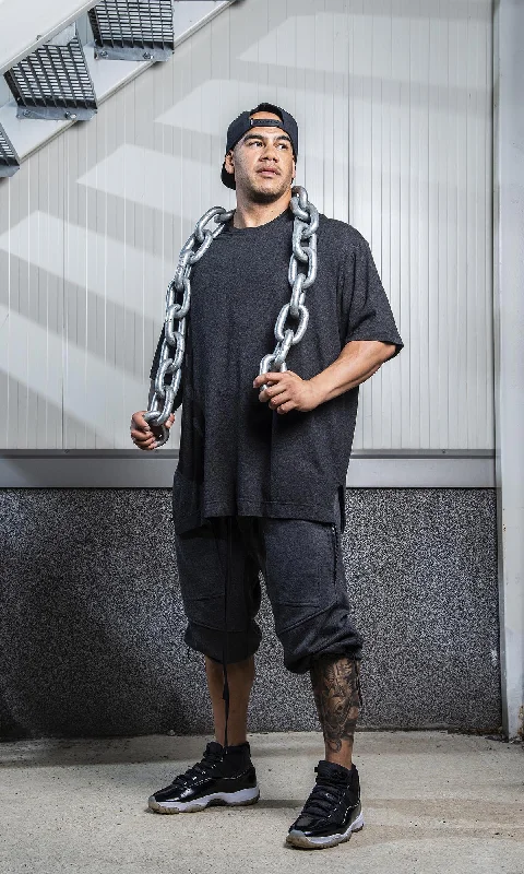 Price Slash Oversized Split-Hem T-Shirt