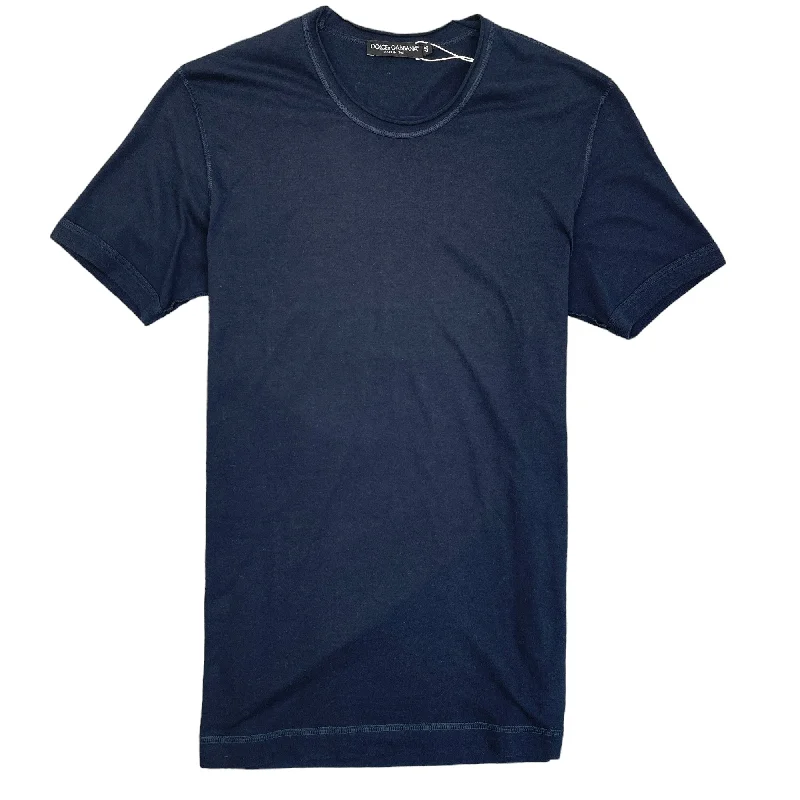 Major Deal Men's Plain T-Shirt Navy Size IT 48 / UK M