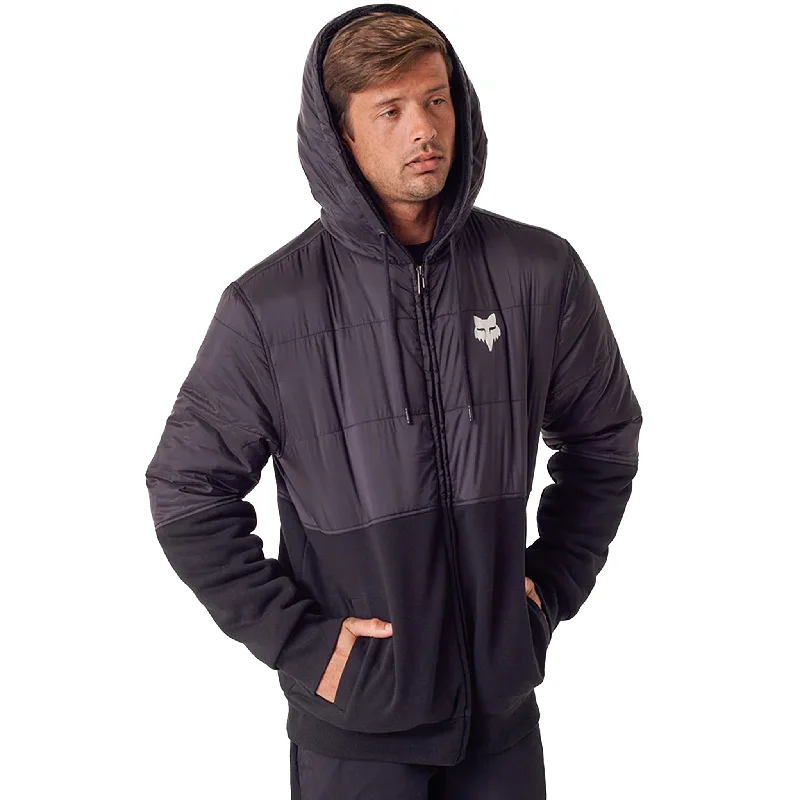 Fox Haven Sherpa Zip Hoodie (Black)