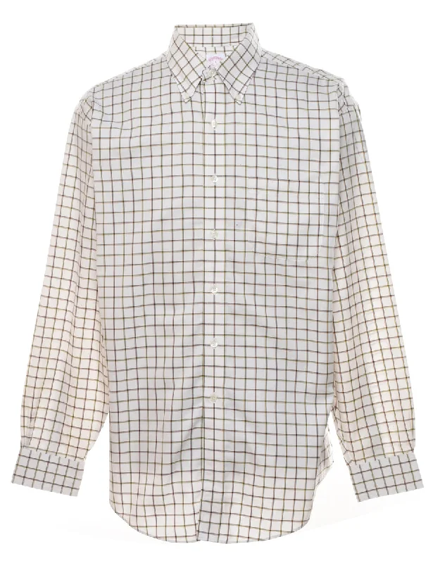 Deal of the Day Brooks Brothers Checked Shirt - L