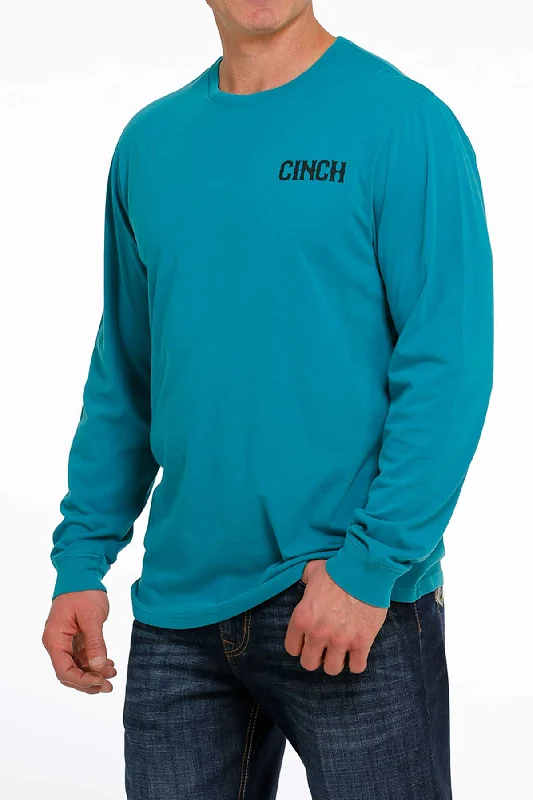 Weekend Discounts to Indulge In CINCH TEAL LEAD THIS LIFE LONG SLEEVE TSHIRT