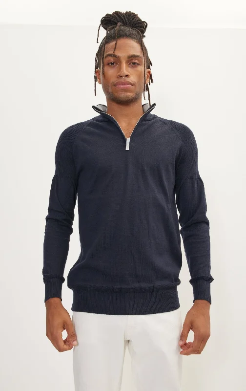 Online Specials Navy Grey Sweater