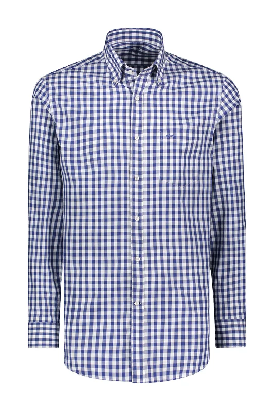 Weekend Wonders Await! Paul & Shark Check Shirt Blue