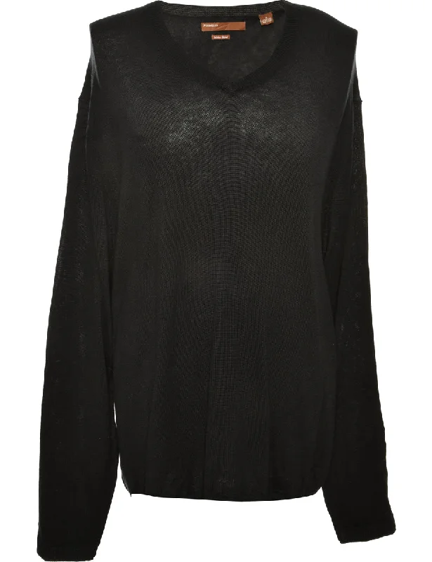 The Best Prices Black Perry Ellis Jumper - XL