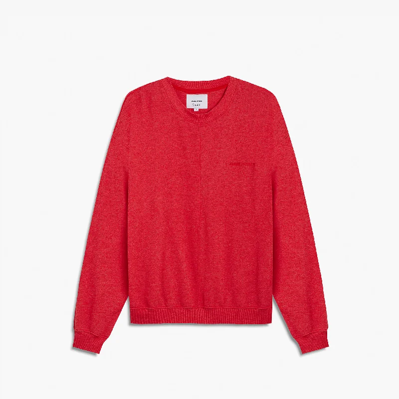 loop terry standard sweatshirt / red heather