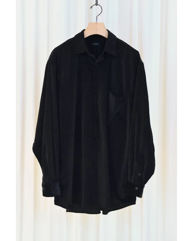 Special Price コーデュロイ コモリシャツ BLACK