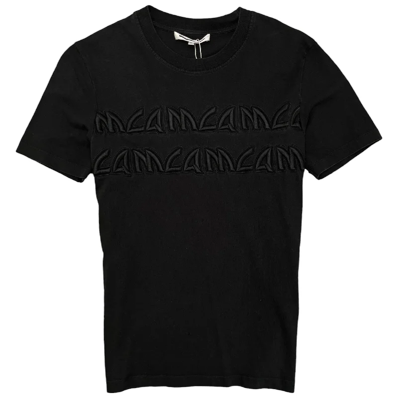 Weekend Savings Fiesta Men's Mcq Embroidered T-Shirt Black Size S