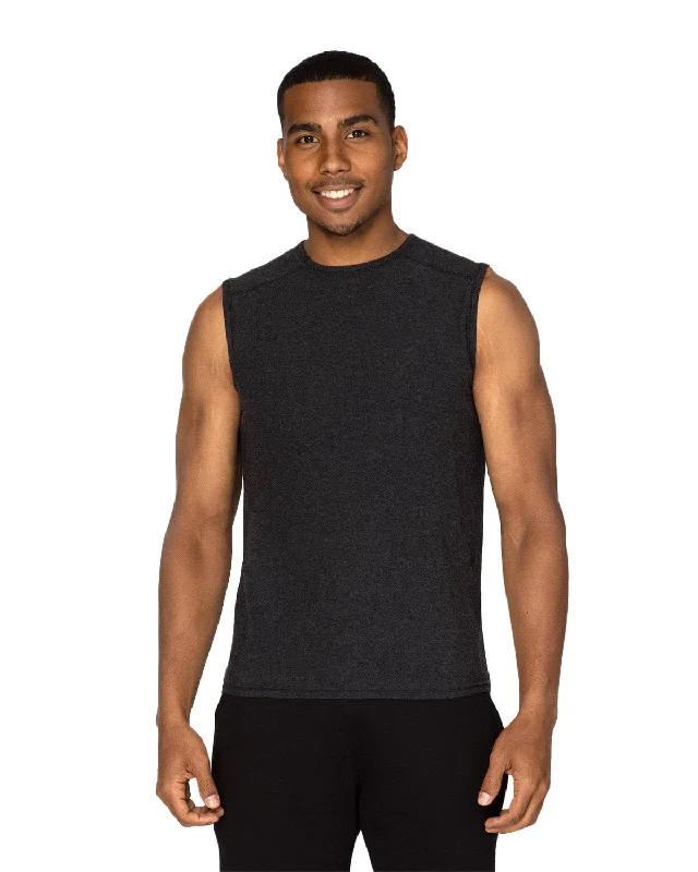 Savings Bonanza Threadfast Apparel Unisex Impact Tank | Black Heather