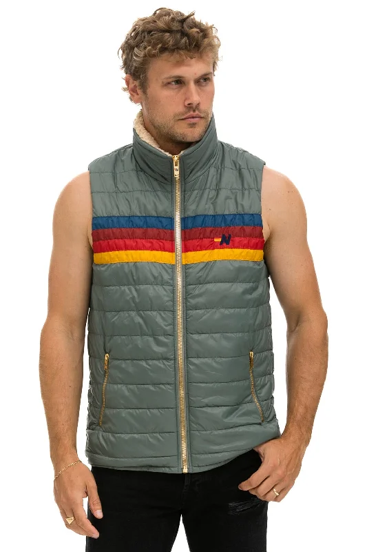 Price Blitz MEN'S 4 STRIPE VEST SHERPA - SEDONA