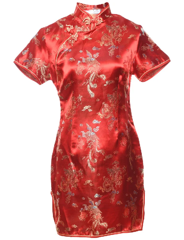 Take Advantage Brocade Evening Dress - M