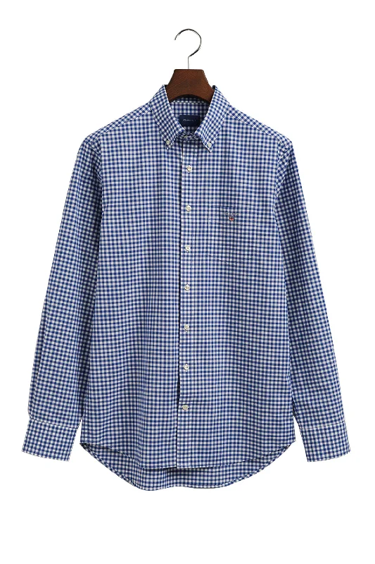 Weekend Savings Spree Gant Gingham Regular Shirt College Blue