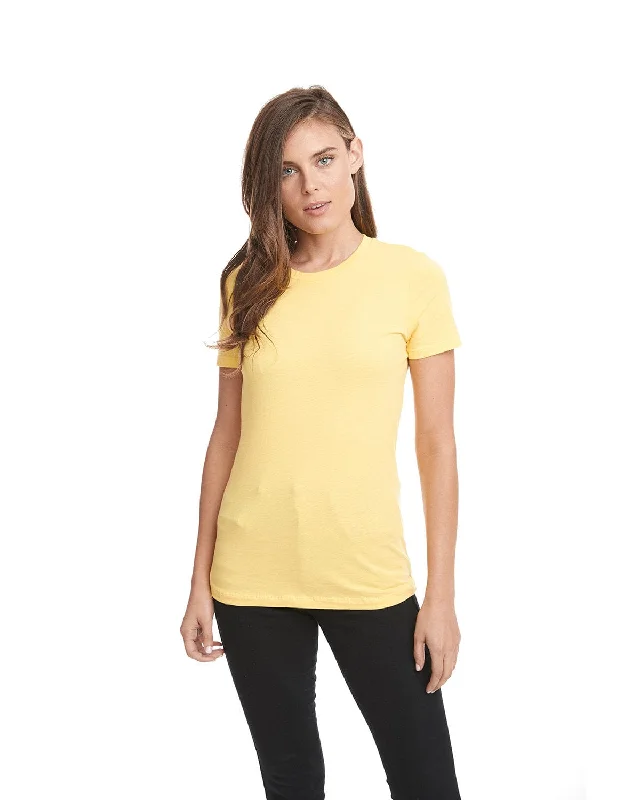 Next Level Ladies Boyfriend Tee | Vibrant Yellow