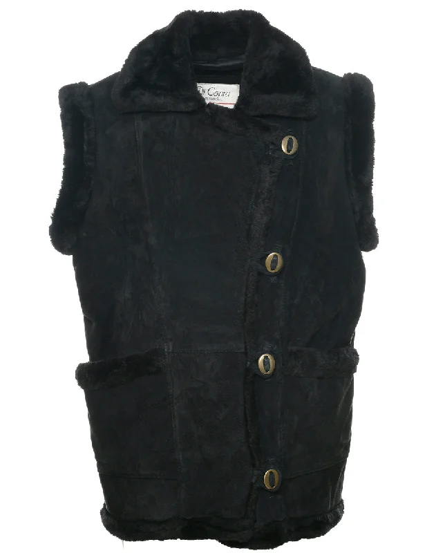 Price Reduction Black Suede Jacket - M