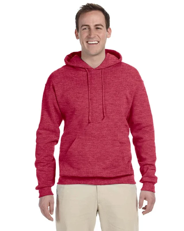 Deep Discounts Jerzees 50/50 Hooded Sweatshirt | Vintage Hth Red