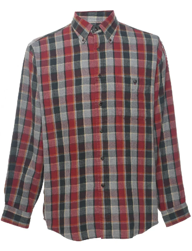 Arrow Checked Shirt - M