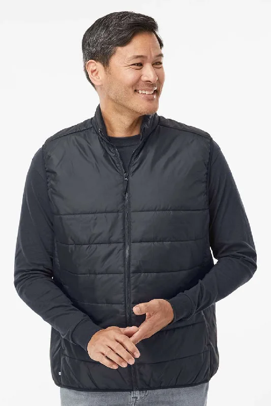 Savings Spectacular Adidas Mens Full Zip Puffer Vest - Black