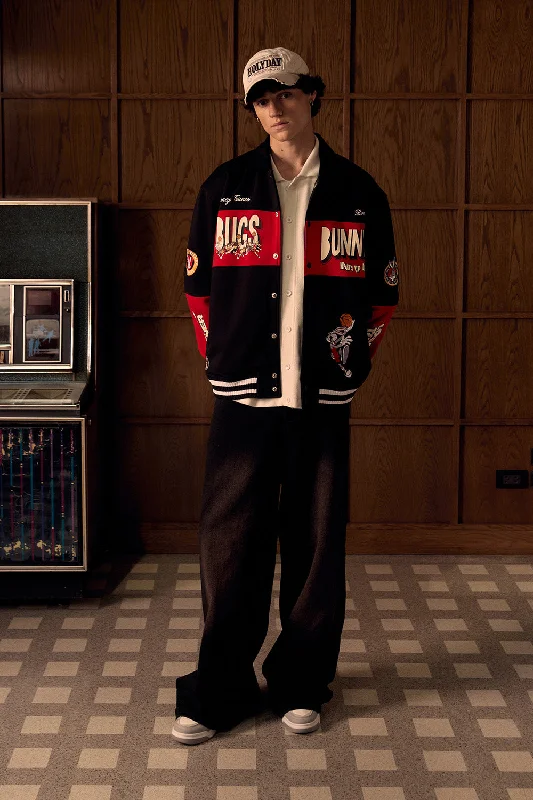 Weekend Deals That Spark Bugs Funky Varsity Jacket