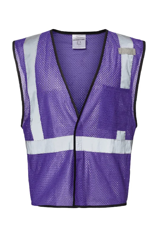 Fantastic Offers Kishigo Mens EV Series Enhanced Visibility Non-ANSI Vest - Purple
