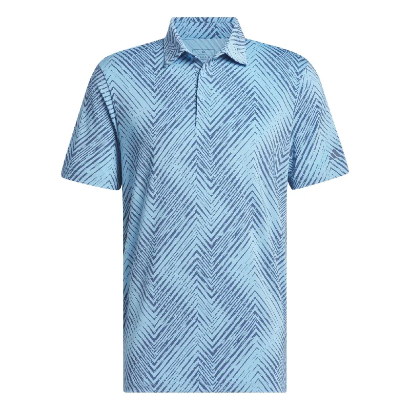 Deep Savings Ultimate365 Regular Fit All Over Print Polo Blue Burst - SS24