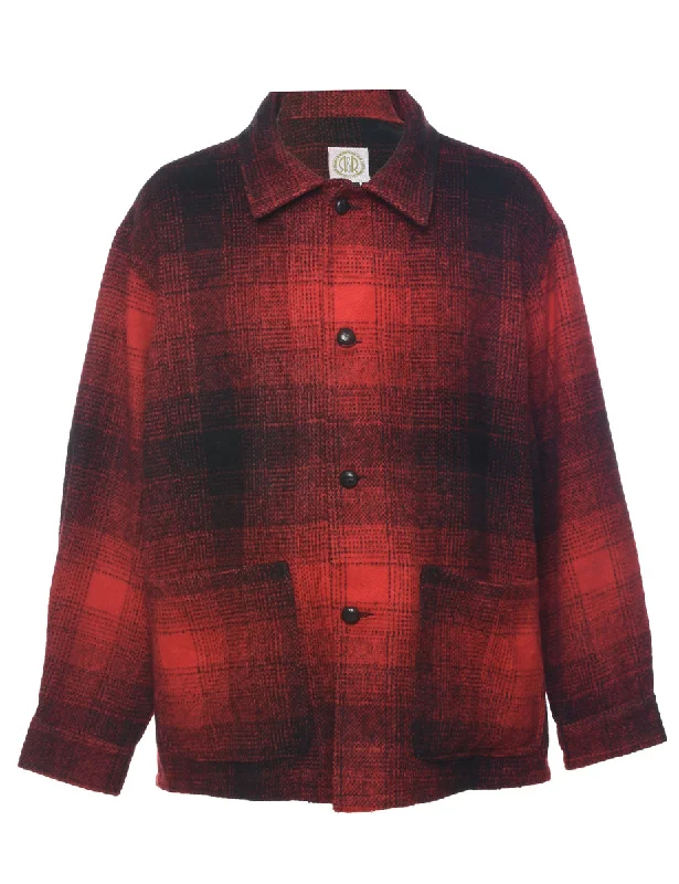 Midnight Sale Buffalo Check Jacket - L