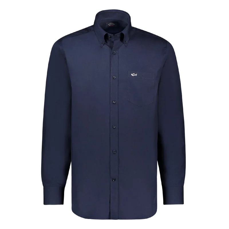 PAUL&SHARK Classic Poplin Shirt NAVY