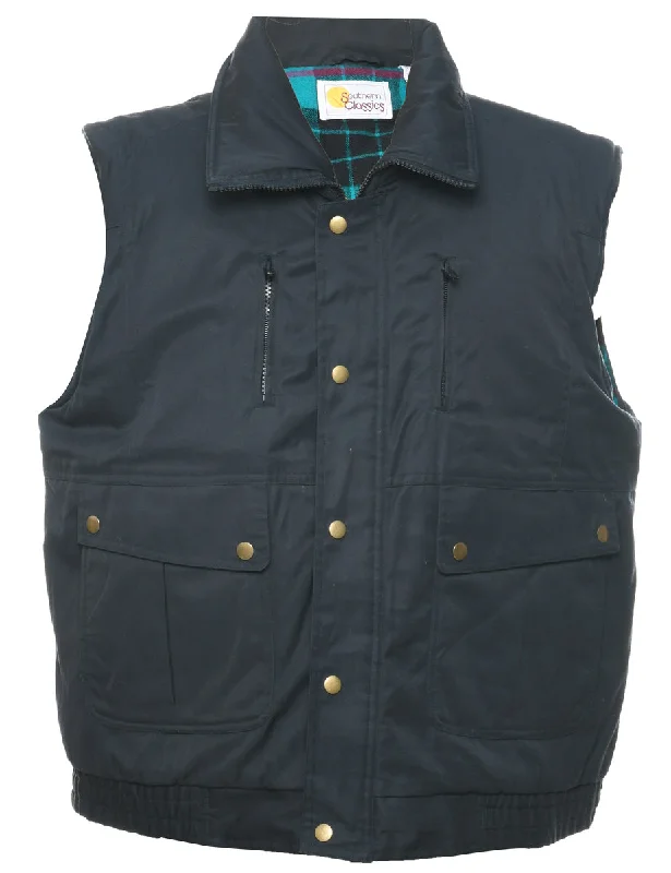 Doorbuster Deal Black Puffer Vest - L