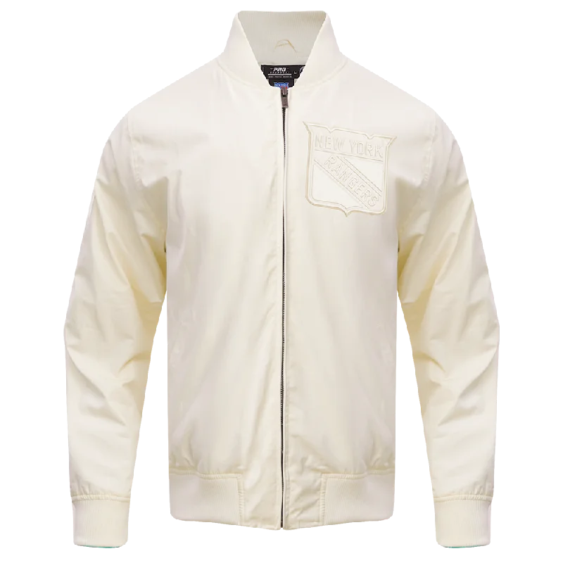 Steal Deal NHL NEW YORK RANGERS NEUTRAL TWILL JACKET (EGGSHELL)