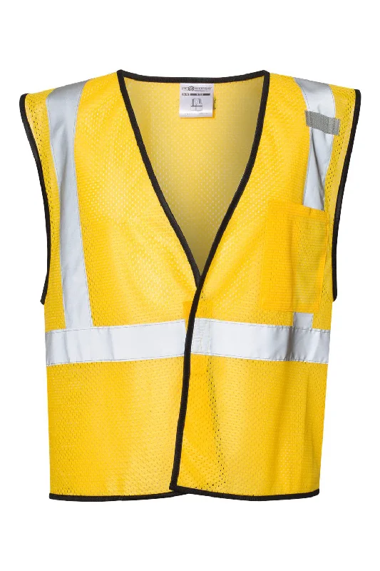 Deep Discounts Kishigo Mens EV Series Enhanced Visibility Non-ANSI Vest - Yellow