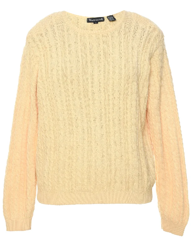 Weekend Special Cable Knit Jumper - S