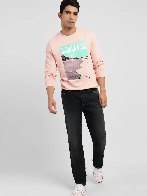 Major Deal Men's Graphic Print Crew Neck Sweatshirt