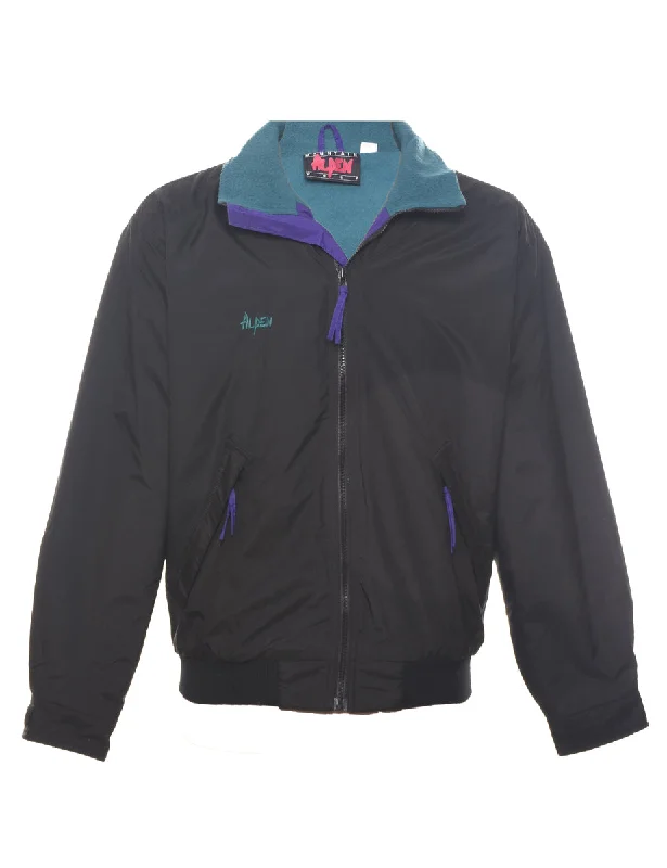 Savings Galore Black Nylon Jacket - S