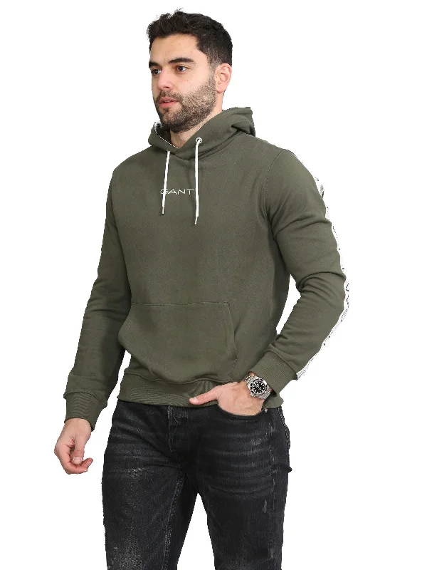 Season Finale Sale Gant Mens Pullover Striped Hoodie
