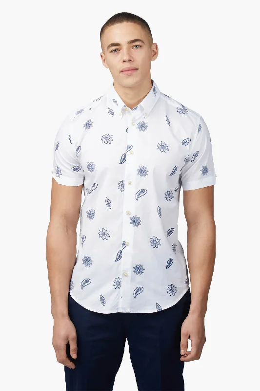 Weekend Offers That Delight Ben Sherman | Floral Print Casual Shirt