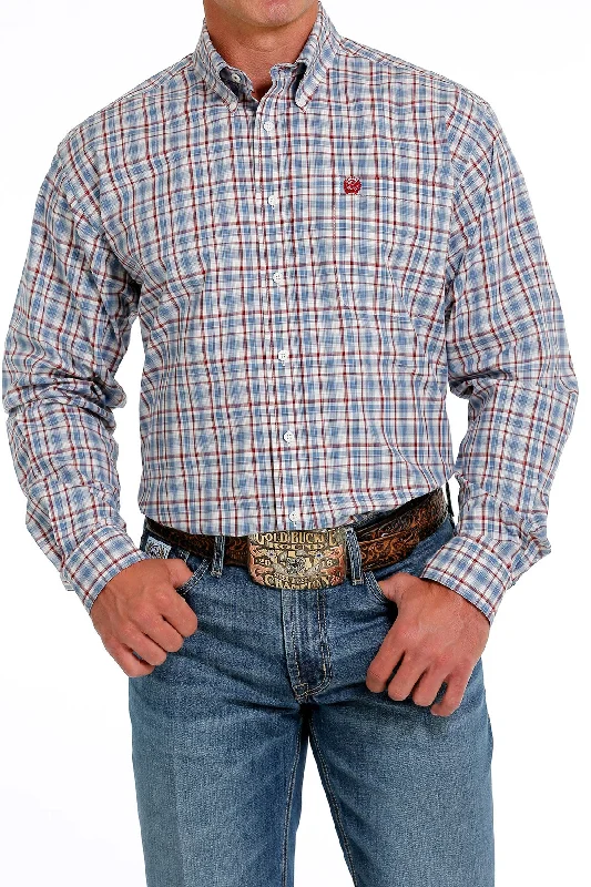 Exclusive Weekend Offers Inside CINCH RED PLAID LONG SLEEVE SHIRT