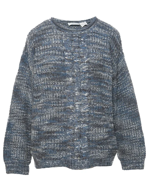Low Cost Cable Knit Jumper - L