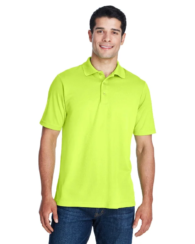 Core 365 Origin Mens Performance Pique Polo Shirt | Safety Yellow