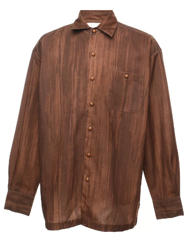 Discount Mania Brown Shirt - M