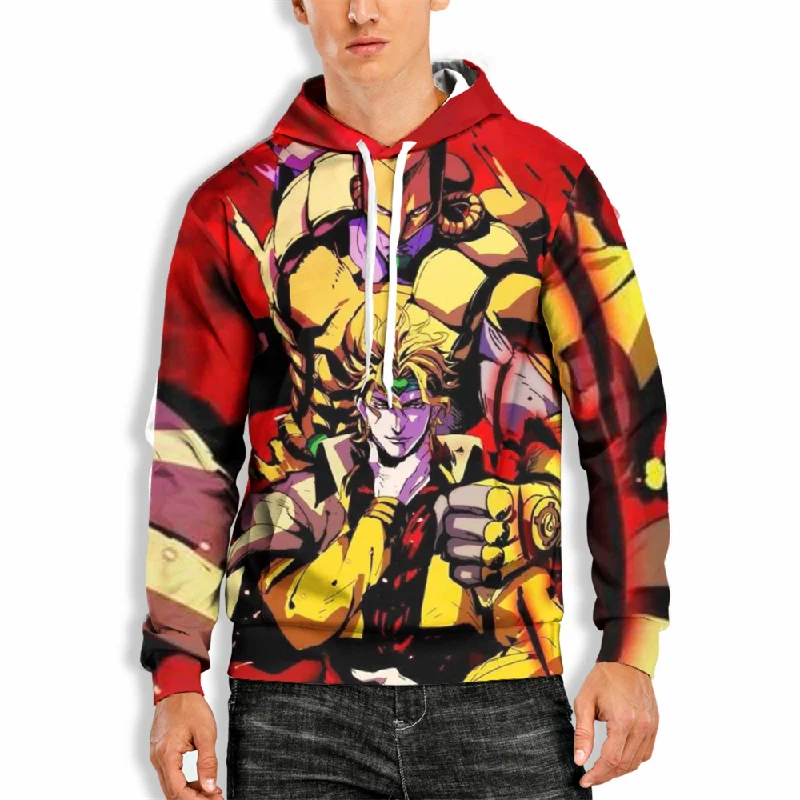 3D PRINT HOODIE WITH ANIME SERIES Print