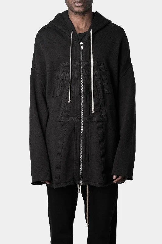 Savings Soar This Weekend Zip front peter hood sweater