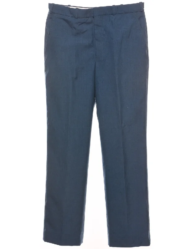Weekend Specials to Love Blue Tapered Trousers - W33 L31