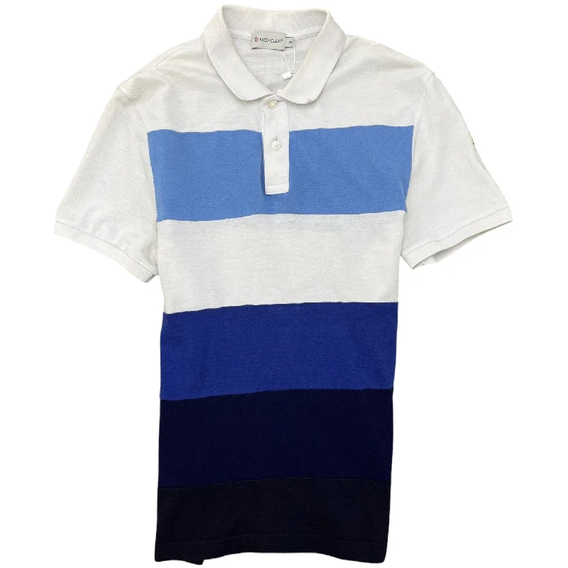 Weekend Deals You Can't Resist Men's Colourblock Polo Shirt Blue Size S