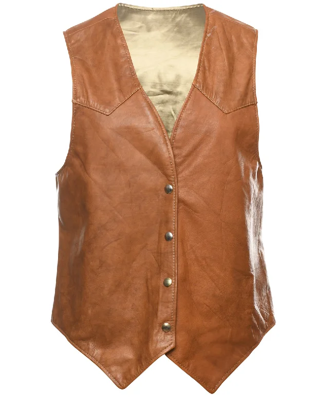 Early Bird Brown Waistcoat - L